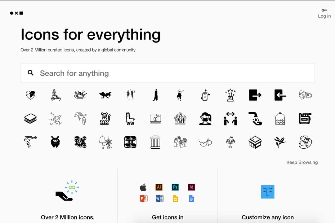 Noun Project Tutorials / Features / Pricing Nice!